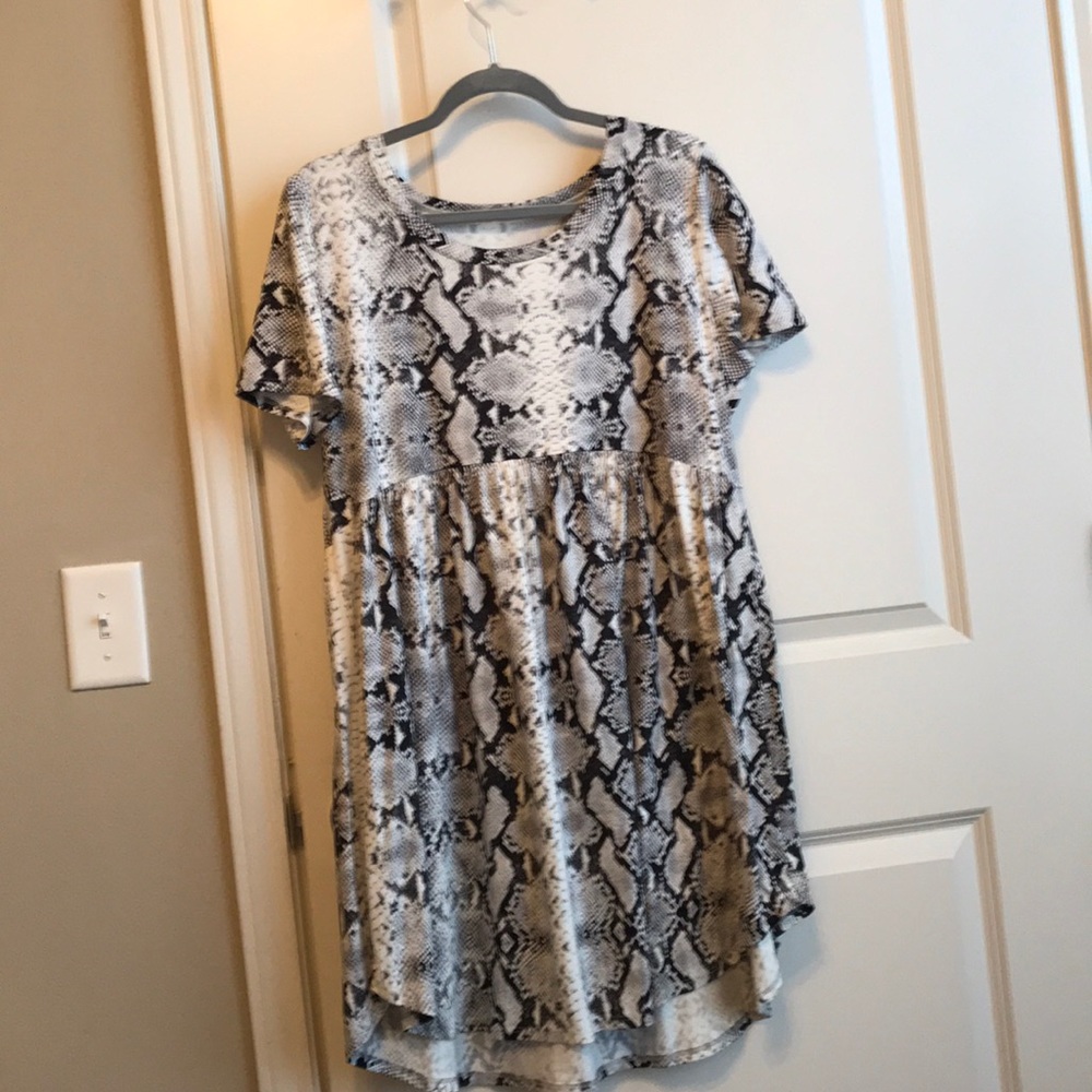 Snakeskin dress